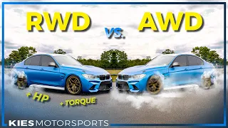 RWD vs. AWD... WHICH IS MORE POWERFUL? (Dyno Tested)