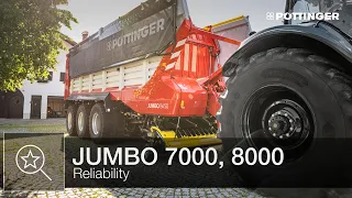 Reliable operation with JUMBO loader wagons | PÖTTINGER