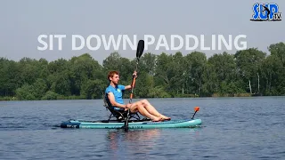 Trendsport aus der Uckermark AUSPROBIERT | Das bequemste Paddeln auf dem SUP-Board im Sitzen?!