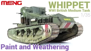 [Painting and Weathering scale models - Tutorial] 1/35 'Whippet' British tank (MENG)