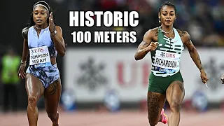 Sha'Carri Richardson VS Elaine Thompson-Herah! || 2023 Prefontaine Classic Women's 100 Meters