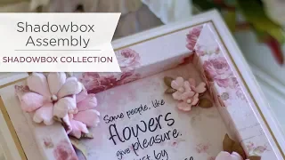 Shadowbox Collection by Becca Feeken - How to Assemble a Shadowbox