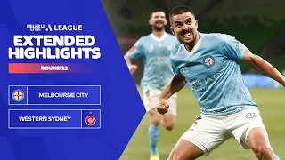 Melbourne City v Western Sydney - Extended Highlights | Isuzu UTE A-League 2023-24 | Round 12