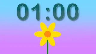 1 Minute Spring Timer: Growing Flowers