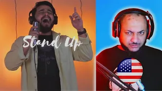 FIRST TIME REACTING TO | Stand Up - Gabriel Henrique (Cover)