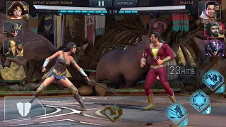 Mythic Wonder woman eats 1.5 mil team | Injustice 2 Mobile |