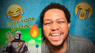 SSJ9K “ DENDE vs BABY YODA Rap BATTLE! REACTION!!