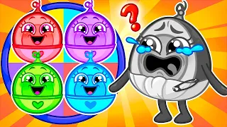 I Lost My Color 😭 Funny Kids Songs And Nursery Rhymes by Pit & Penny - Sing Along! 🎤