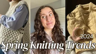 Spring Knitting Trends 2024 - Knitting patterns for popular design elements | High Fiber Knits
