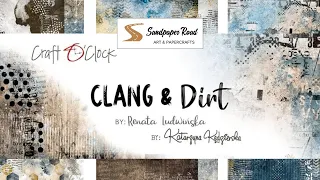 Clang and Dirt Paper Collection | Craft O'Clock | Sandpaper Road