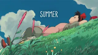 pov: you're laying in grass on a peaceful summer day (Ghibli playlist)