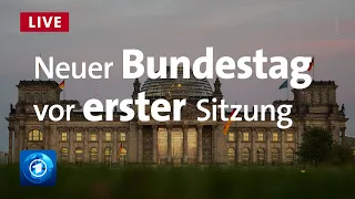 Neuer Bundestag vor erster Sitzung | tagesschau 24