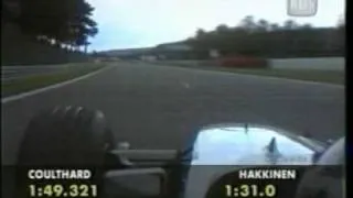 Hakkinen onboard at Spa