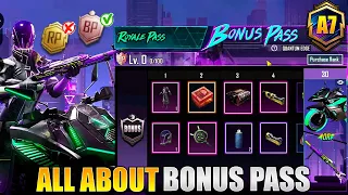 😍 ALL ABOUT A7 BONUS PASS || COST, 2 UPGRADED SKINS, RELEASE DATE? || BGMI/PUBGM NEW BONUS PASS.