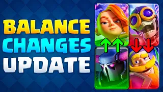 CLASH ROYALE has ANNOUNCED *NEW* BALANCE CHANGES!