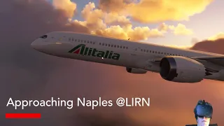 MSFS 2020 I VR I HD I LIRF-LIRN I ROME - NAPLES I BOEING 787