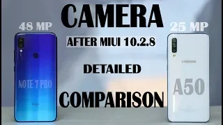 Redmi Note 7 pro vs Samsung A50 #AFTER UPDATE #CAMERA COMPARISON