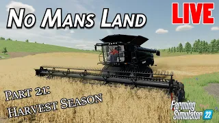 Farming Simulator 22 - No Mans Land Farm Build Part 21 - LIVE