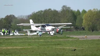 Tecnam P92 Echo Mk II PH-0A4 AirBet Teuge Airport 30 April 2023