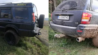 Jeep Grand Cherokee vs Land Rover Discovery Exhaust Sound Off Road Competition