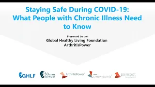 Staying Safe During COVID 19  What People with Chronic Illness Need to Know