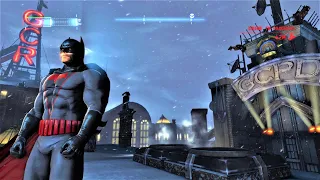 Batman Perfect Stealth (Gadgets) Takedowns & DeathStroke Boss Fight (New Gameplus)