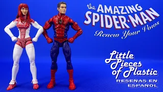 Spider-Man & Spinneret Renew Your Vows Marvel Legends 60 Amazing Years Reseña Little Pieces Plastic