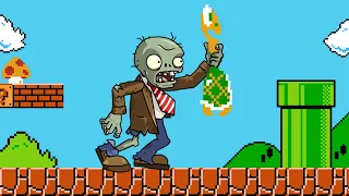 ZOMBIE SUPER MARIO - funny animation Plants vs Zombies