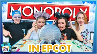 We Turned EPCOT Into A REAL LIFE MONOPOLY GAME