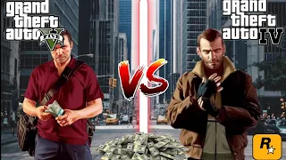 Is GTA 4 really better than GTA 5| (ultimate face-off🔥)