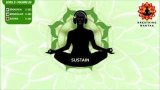 Guided Breathing Mantra (5-5-5) Pranayama Yoga Breathing Exercise Level 3 Vol 28