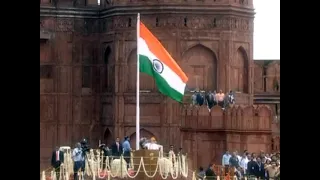 PM Modi unfurls the tricolour at Red Fort on 73rd Independence Day