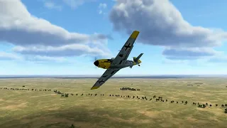 IL 2  Sturmovik  Battle of Stalingrad Як1б против Bf 109E Opentrack