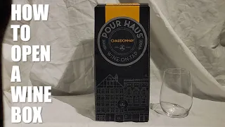 How To Open A Wine Box