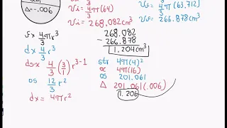 Semana 2: La Diferencial del Volumen de Una Esfera
