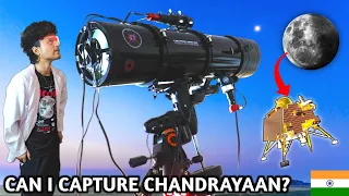 Chandrayaan 3 Through My Telescope! Possible? क्या चंद्रयान को टेलिस्कोप से देखा जा सकता है?