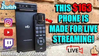 This $163 HUIBO HB01 Smartphone comes with a Remote Control to make Live Streams "interesting"...