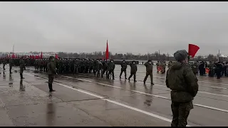 Подготовка к Параду в Москве. Алабино.