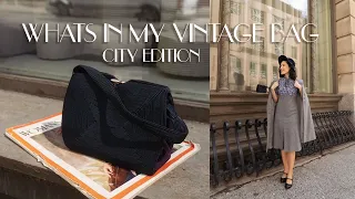 Whats In My Vintage City Bag | Carolina Pinglo