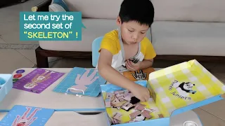 kids toys Puzzle with magnetic for human body