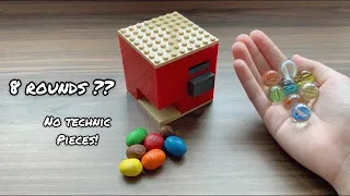 How to build a mini Lego candy machine *8 rounds and no technic pieces*