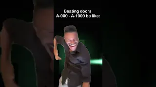 Beating doors A-1000 be like:😱 (Roblox Doors) #shorts