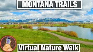 Bozeman Gallatin Regional Park Virtual Walk -  Virtual Walking Trails for Treadmill -Montana 4K Hike