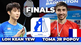 Toma Junior Popov (FRA) vs. Loh Kean Yew (SGP) | FINALS | Madrid Spain Master 2024 Badminton