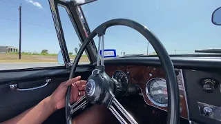 1966 Austin Healey 3000 driving video