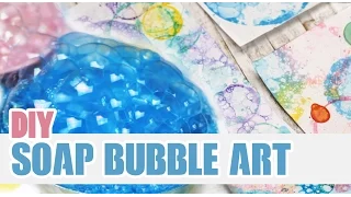 DIY: Soap Bubble Art | Personalize your Notebooks!