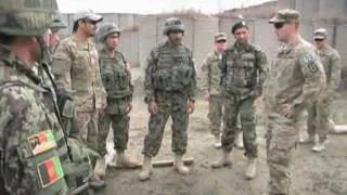 Route clearance training for Afghan soldiers