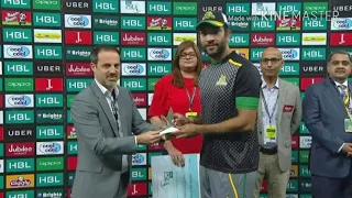 Man of the match Sohaib Maqsood | multan vs zalmi | psl 3 2018