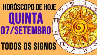 HORÓSCOPO DE HOJE // SETEMBRO - DIA 07/09/2023 - Todos os Signos