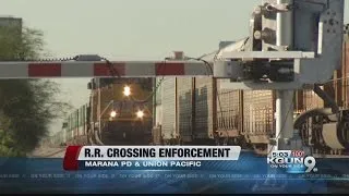 Marana enforces railroad crossing safety